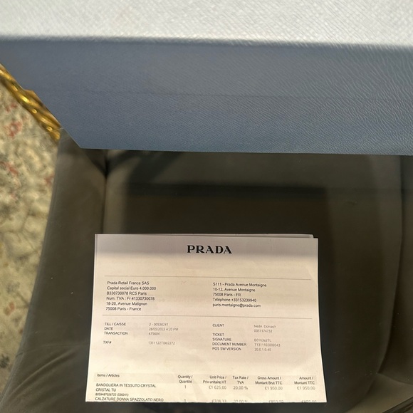 Prada Silver Crystal-Embellished Shoulder Bag - Picture 3 of 7